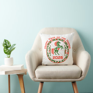 Year of the Horse 2026 Cushion
