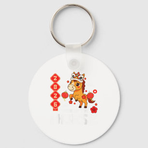 Year Of The Horse 2026 Cute Kawaii Chinese New Yea Key Ring