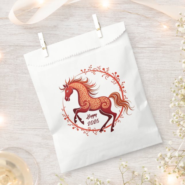 Year of the Horse 2026 Favour Bags (Clipped)
