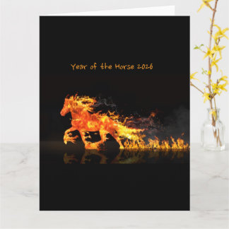 Year of the Horse 2026 (Fire Horse) Card