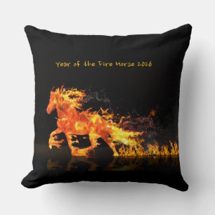 Year of The Horse 2026 (Fire Horse}  Cushion