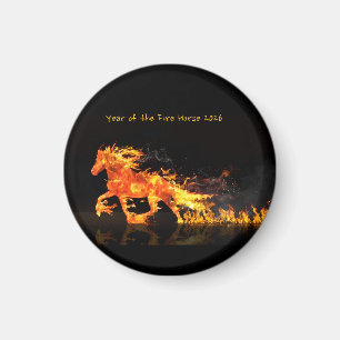 Year of The Horse 2026 (Fire Horse} Magnet