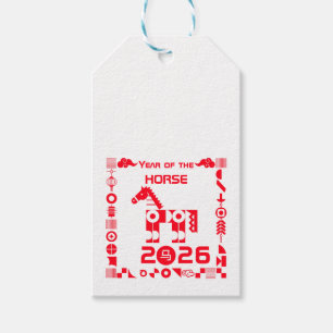 Year of the Horse 2026 Gift Tags
