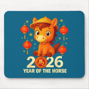 Year Of The Horse 2026 Lunar New Year Chinese New Mouse Mat