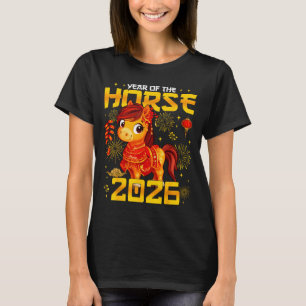 Year Of The Horse 2026 Lunar New Year Chinese New  T-Shirt