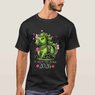 Year Of The Horse 2026 Lunar New Year Chinese New  T-Shirt