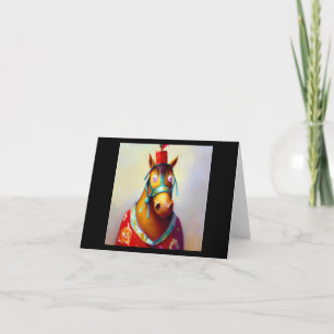 Year of the Horse 4 Card