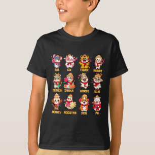 Year Of The Horse Chinese Zodiac Animal Signs Luna T-Shirt