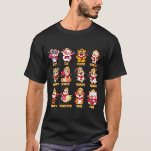 Year Of The Horse Chinese Zodiac Animal Signs Luna T-Shirt
