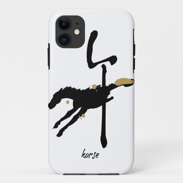 Year of the Horse - Chinese Zodiac Case-Mate iPhone Case (Back)