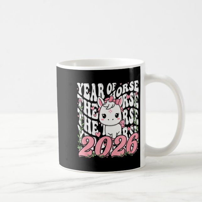 Year Of The Horse For Girls  Coffee Mug (Right)