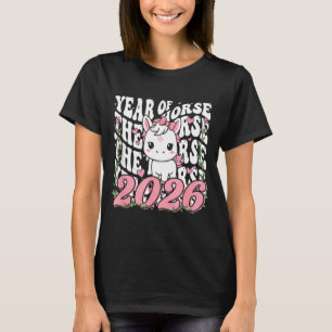 Year Of The Horse For Girls  T-Shirt