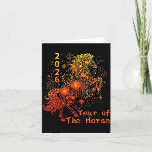 Year Of The Horse Happy Chinese Lunar New Year 202 Card