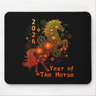 Year Of The Horse Happy Chinese Lunar New Year 202 Mouse Mat