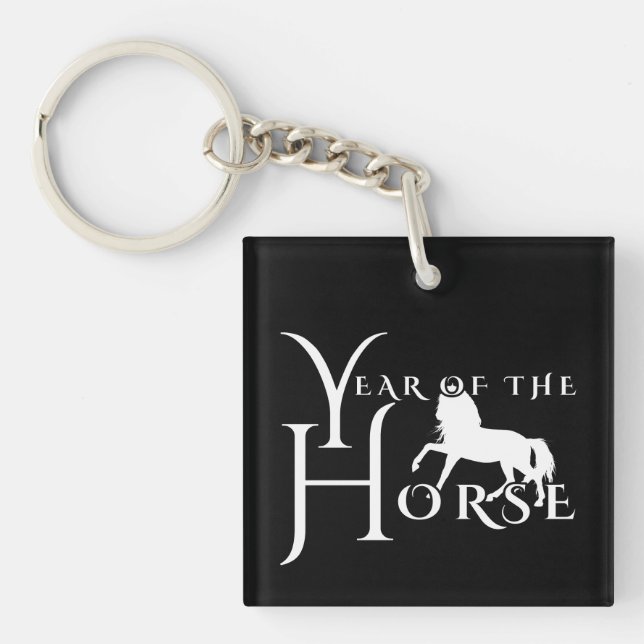 Year of the horse key ring (Front)
