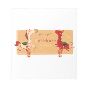 Year of The Horse Notepad