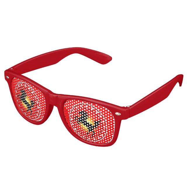 Year of the Horse Retro Sunglasses (Angled)