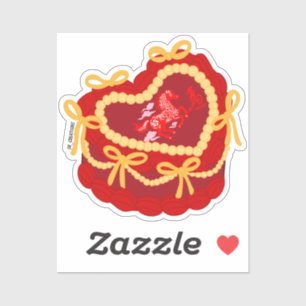 Year Of The Horse Vintage Heart Cake 