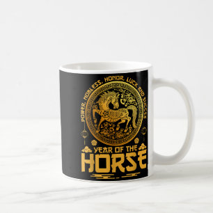 Year Of The Horse Zodiac Happy Chinese Lunar New Y Coffee Mug