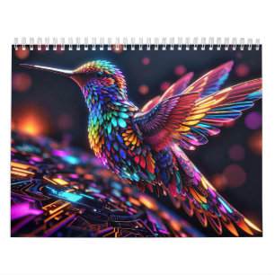 Year of the Hummingbird: A Monthly Journey Calendar