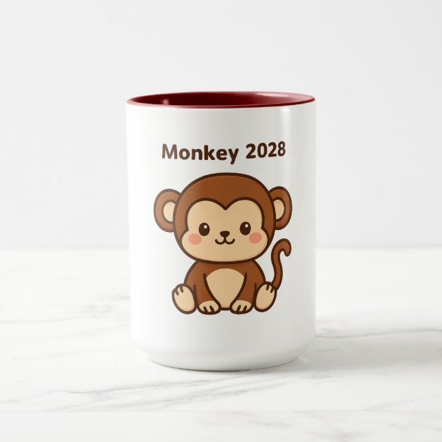 Year of the Monkey 2028 Mug (Center)