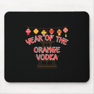 Year Of The Orange Vodka - Funny Chinese New Year Mouse Mat