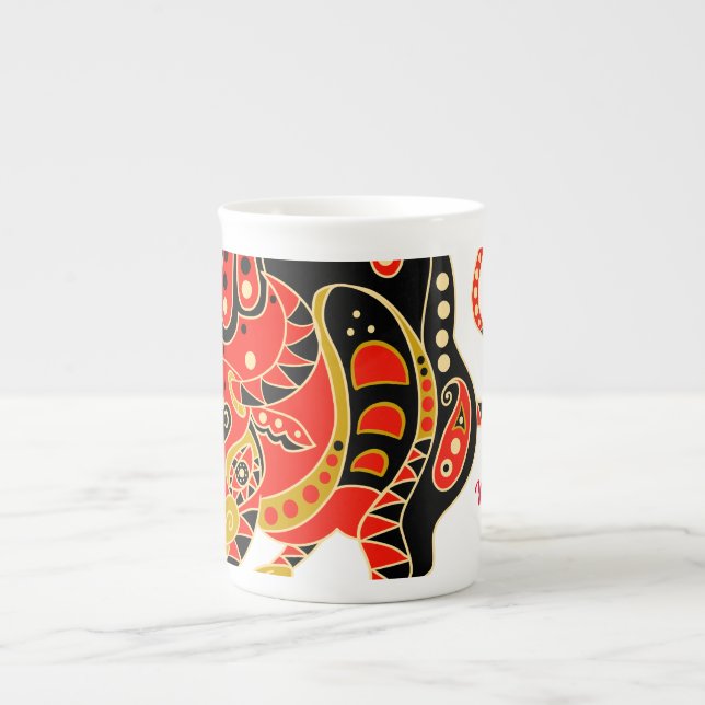 Year of the Ox Bone China Mug (Front)