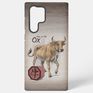 Year of the Ox Chinese Zodiac Art  Samsung Galaxy Case