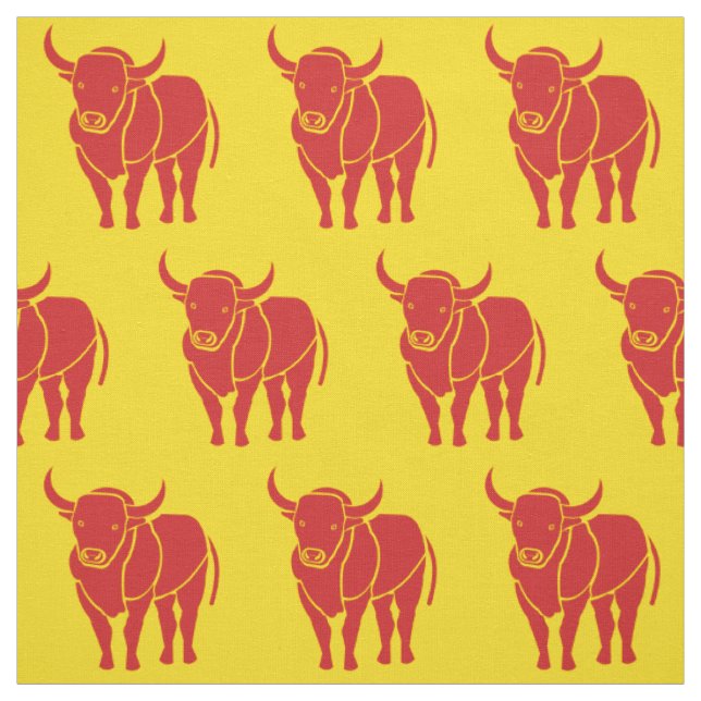 Year of the Ox Fabric (Swatch)