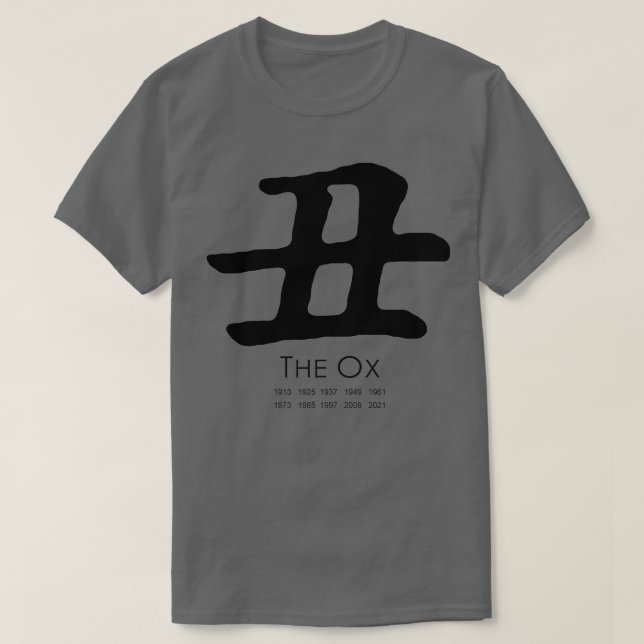 Year of the Ox T-Shirt (Design Front)