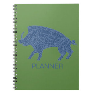 Year of the Pig - Wild Boar with Runes Notebook