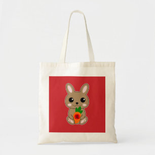Year of the Rabbit 兎 Chinese New Year Tote Bag