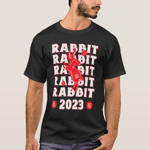 year of the rabbit 2023 aesthetic Harajuku graphic T-Shirt