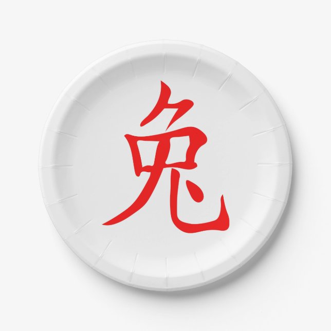 Year of the Rabbit 2023 Paper Plate (Front)