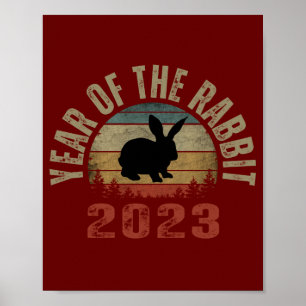 YEAR OF THE RABBIT 2023 POSTER