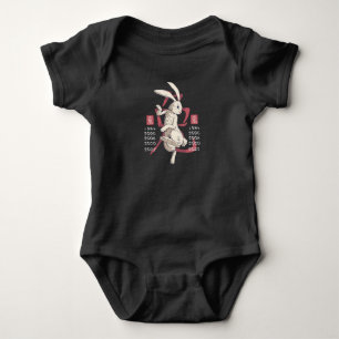 Year of the rabbit baby bodysuit
