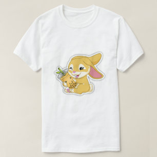 Year of the Rabbit Bunny Bae Bubble Boba Tea Chine T-Shirt