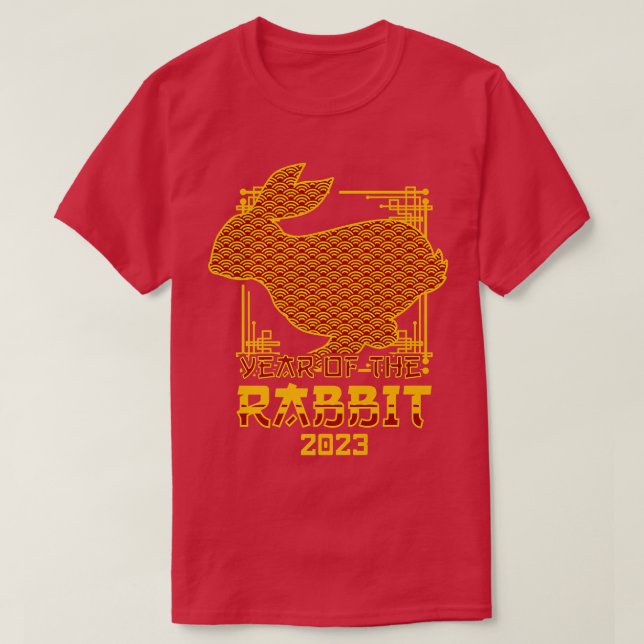 Year Of The Rabbit Chinese New Year 2023 Premium T T-Shirt (Design Front)