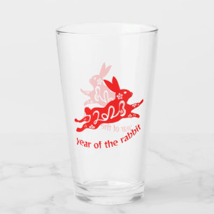 Year Of The Rabbit Chinese new year chines zodiac Glass