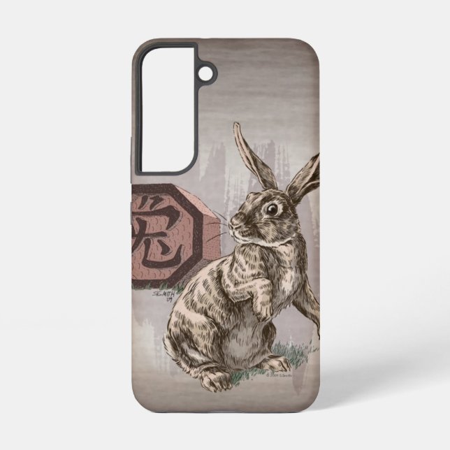 Year of the Rabbit Chinese Zodiac Art  Samsung Galaxy S22 Case (Back)