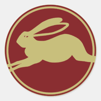 Year of the Rabbit Classic Round Sticker