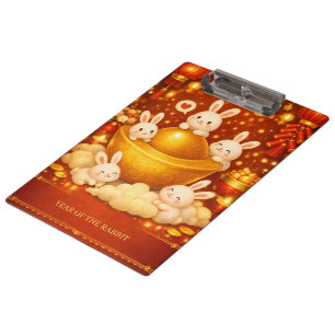 Year of the rabbit clipboard