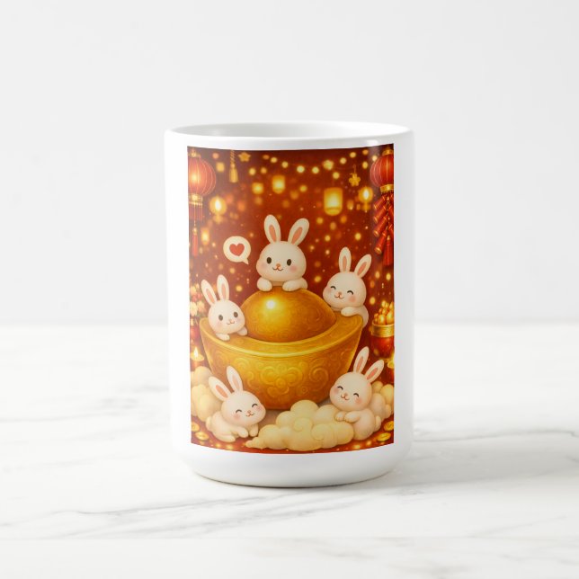 Year of the rabbit coffee mug (Center)