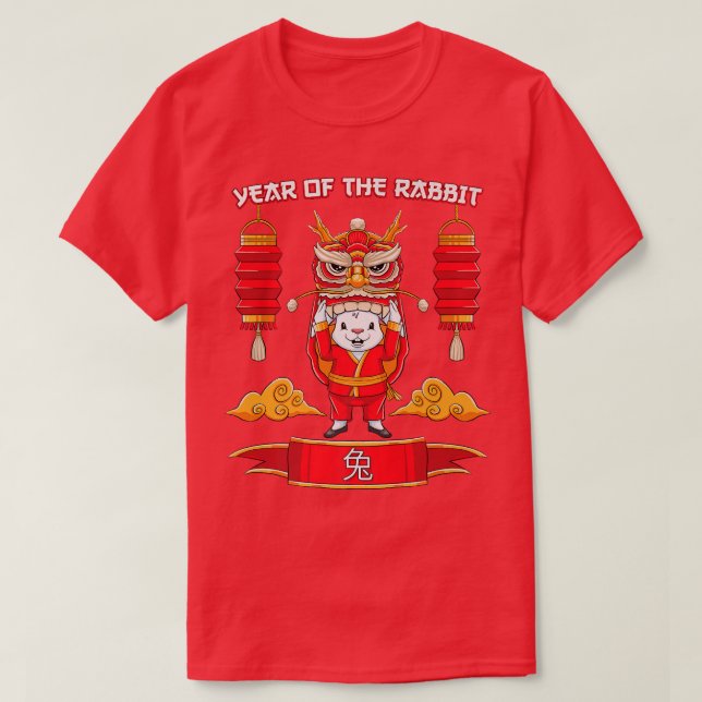 Year Of The Rabbit Happy Chinese New Year 2023 Zod T-Shirt (Design Front)