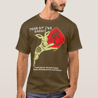 Year of The Rabbit Happy Chinese Zodiac Lunar New T-Shirt