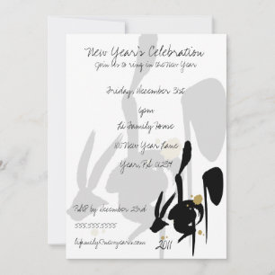 Year of the Rabbit Invitation