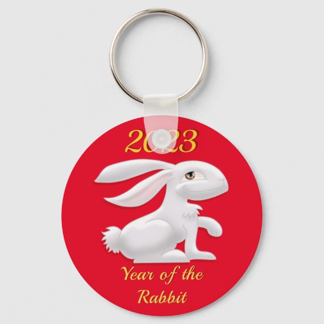 Year of the Rabbit Key Ring (Front)