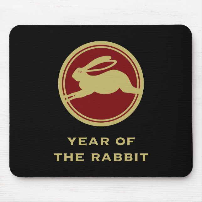 Year of the Rabbit Mouse Mat (Front)