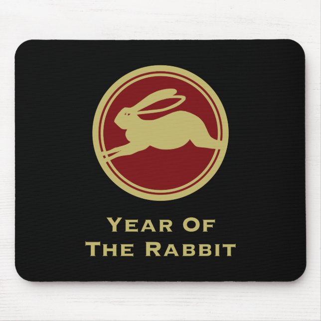 Year of the Rabbit Mouse Mat (Front)