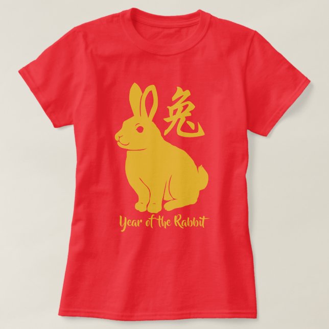 Year Of The Rabbit T-Shirt (Design Front)
